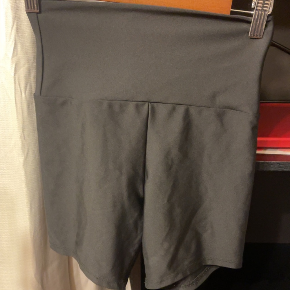 Women's Black High-Waisted Shorts